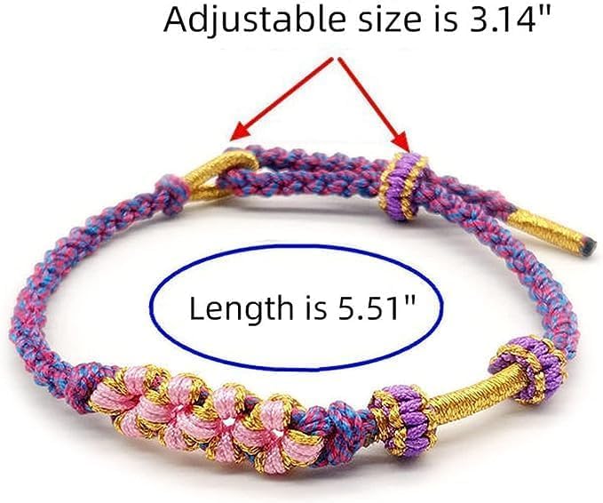 DivaGlamz To My Granddaughter-Infinity Forever Love Heart Bracelet, Natural Emperor Stone Double Layer Purple Beaded Woven Wrap Bracelets Adjustable Mind Peace Gift Jewelry - Image 3